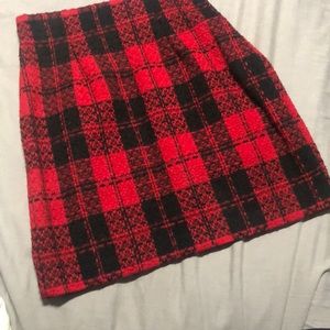 Plaid skirt